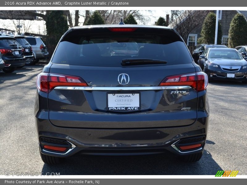 Graphite Luster Metallic / Graystone 2016 Acura RDX Advance AWD