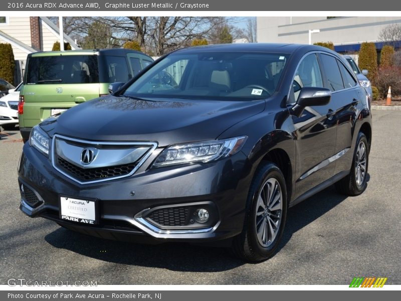 Graphite Luster Metallic / Graystone 2016 Acura RDX Advance AWD