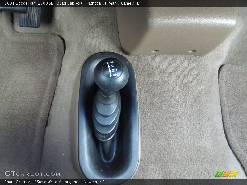 Patriot Blue Pearl / Camel/Tan 2001 Dodge Ram 2500 SLT Quad Cab 4x4