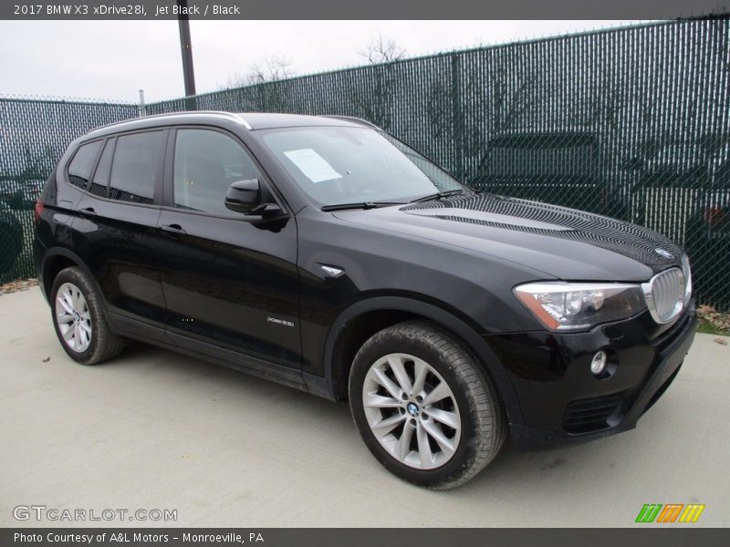 Jet Black / Black 2017 BMW X3 xDrive28i