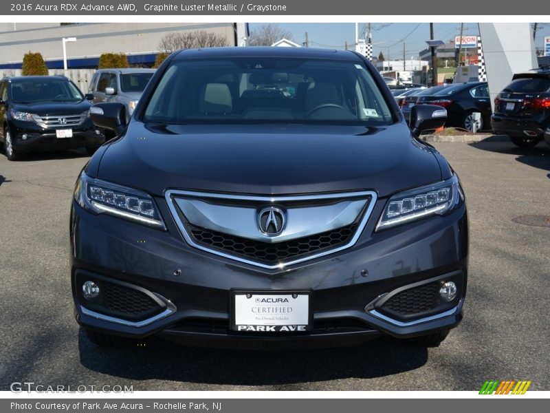 Graphite Luster Metallic / Graystone 2016 Acura RDX Advance AWD