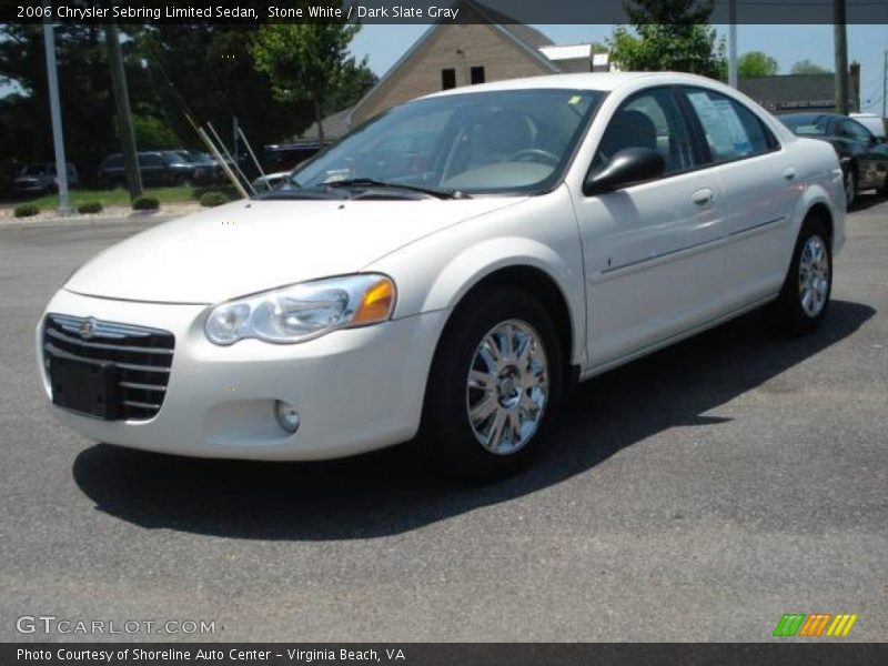 Stone White / Dark Slate Gray 2006 Chrysler Sebring Limited Sedan