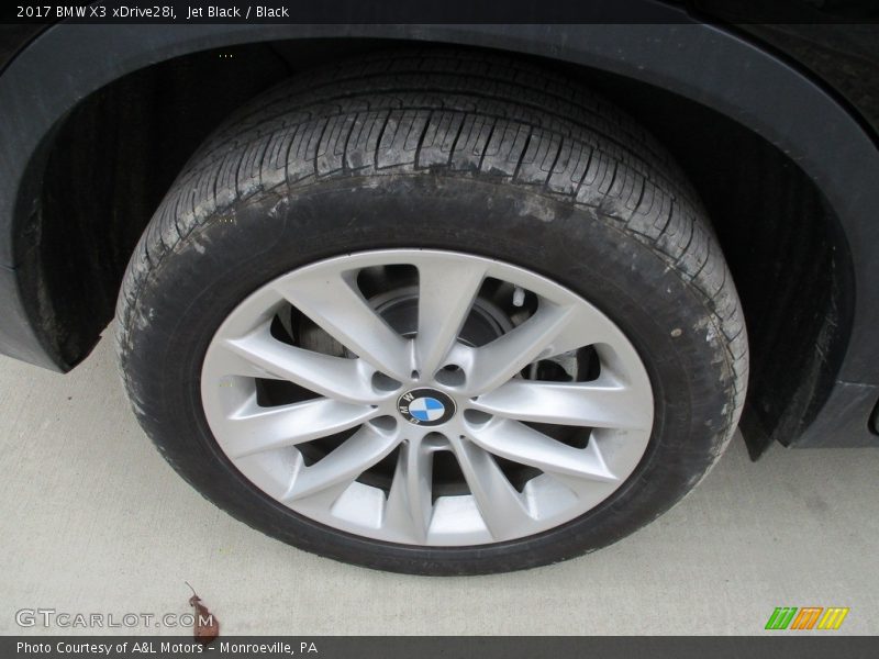 Jet Black / Black 2017 BMW X3 xDrive28i