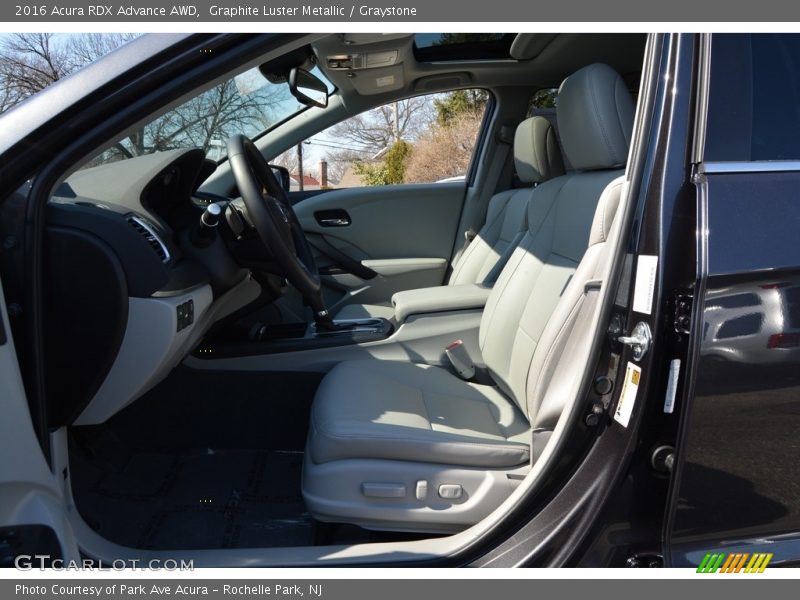 Graphite Luster Metallic / Graystone 2016 Acura RDX Advance AWD