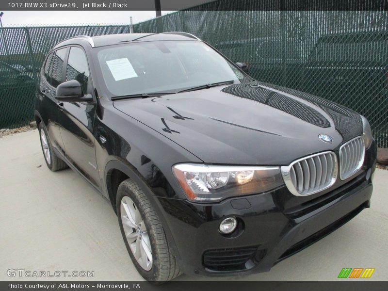 Jet Black / Black 2017 BMW X3 xDrive28i