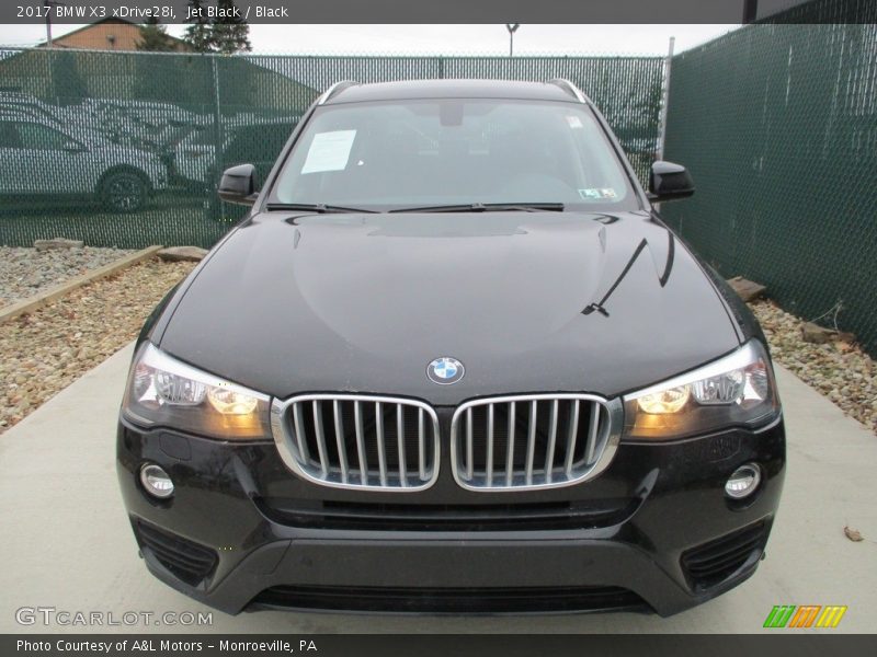 Jet Black / Black 2017 BMW X3 xDrive28i