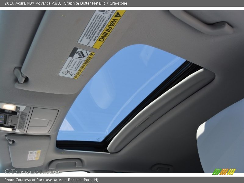 Graphite Luster Metallic / Graystone 2016 Acura RDX Advance AWD