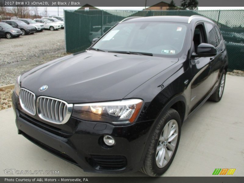 Jet Black / Black 2017 BMW X3 xDrive28i