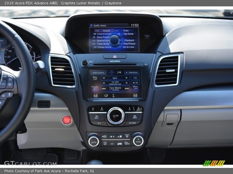 Graphite Luster Metallic / Graystone 2016 Acura RDX Advance AWD