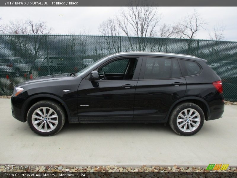 Jet Black / Black 2017 BMW X3 xDrive28i