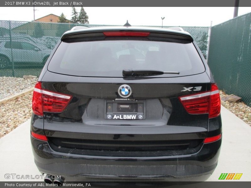 Jet Black / Black 2017 BMW X3 xDrive28i