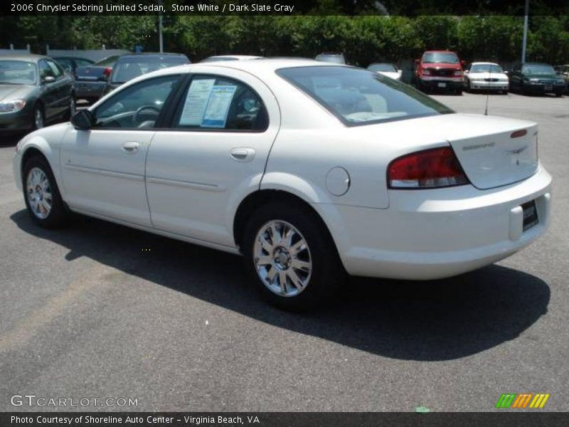 Stone White / Dark Slate Gray 2006 Chrysler Sebring Limited Sedan