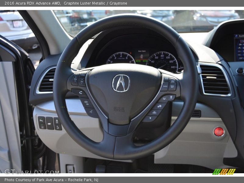 Graphite Luster Metallic / Graystone 2016 Acura RDX Advance AWD