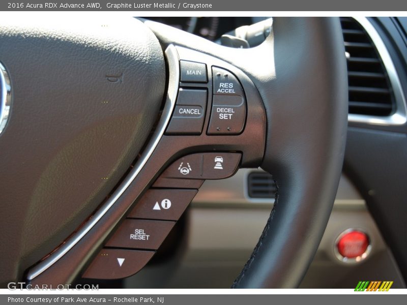 Graphite Luster Metallic / Graystone 2016 Acura RDX Advance AWD