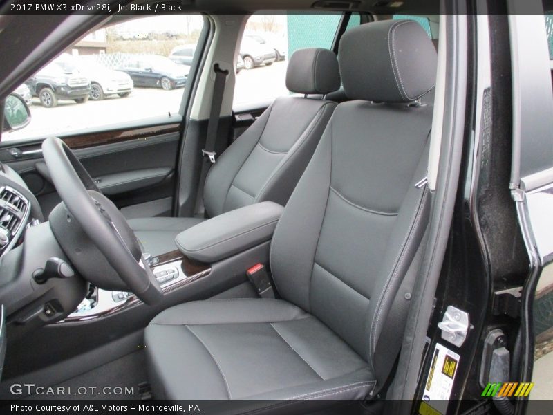 Jet Black / Black 2017 BMW X3 xDrive28i