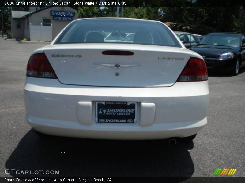 Stone White / Dark Slate Gray 2006 Chrysler Sebring Limited Sedan