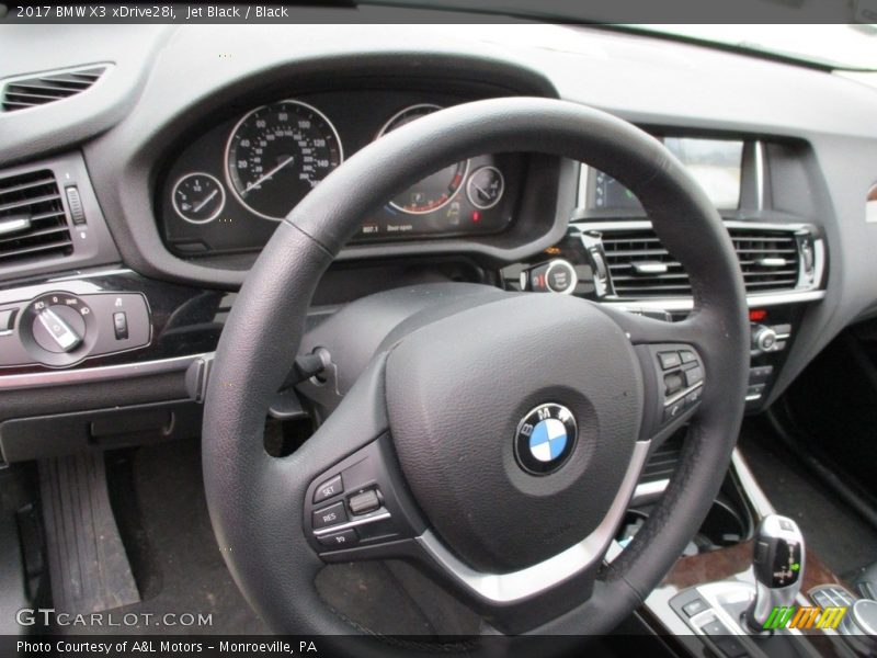 Jet Black / Black 2017 BMW X3 xDrive28i