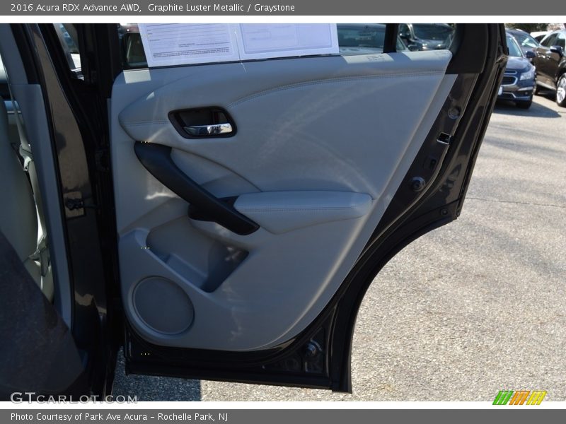 Graphite Luster Metallic / Graystone 2016 Acura RDX Advance AWD
