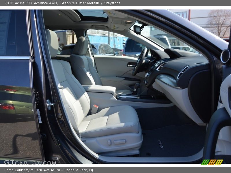 Graphite Luster Metallic / Graystone 2016 Acura RDX Advance AWD