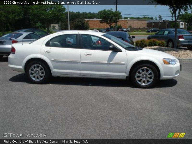 Stone White / Dark Slate Gray 2006 Chrysler Sebring Limited Sedan