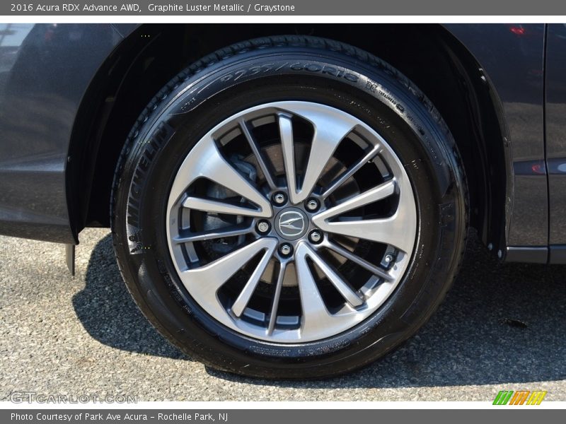 Graphite Luster Metallic / Graystone 2016 Acura RDX Advance AWD