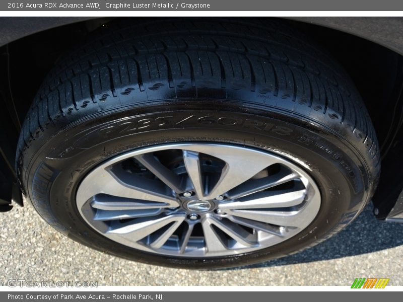 Graphite Luster Metallic / Graystone 2016 Acura RDX Advance AWD