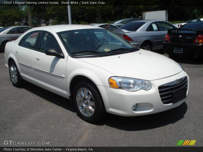 Stone White / Dark Slate Gray 2006 Chrysler Sebring Limited Sedan