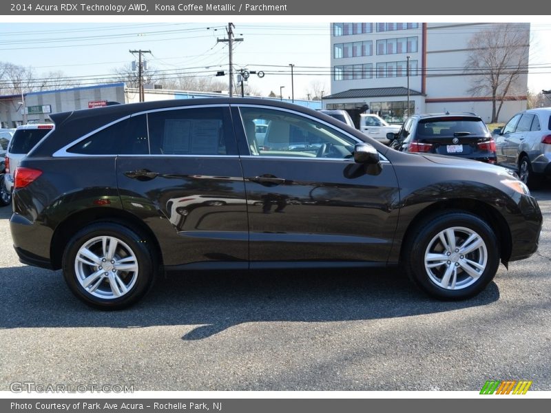 Kona Coffee Metallic / Parchment 2014 Acura RDX Technology AWD