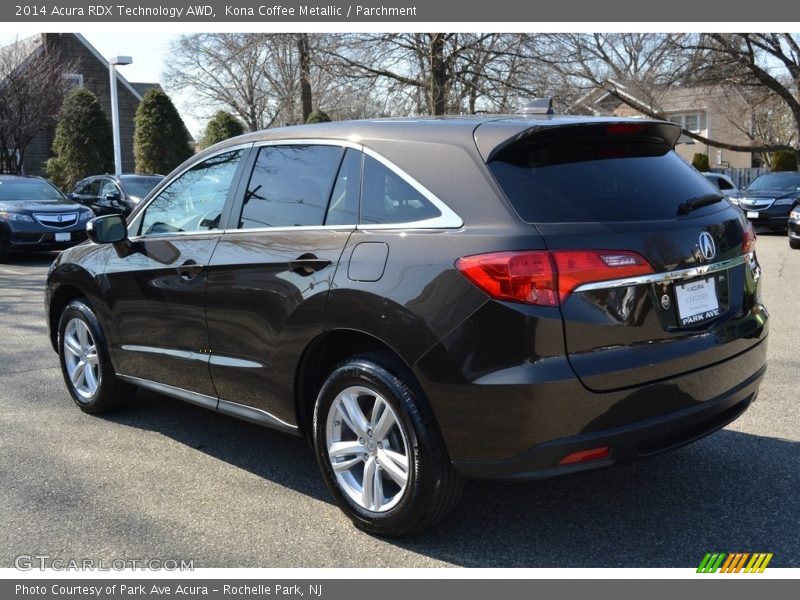 Kona Coffee Metallic / Parchment 2014 Acura RDX Technology AWD