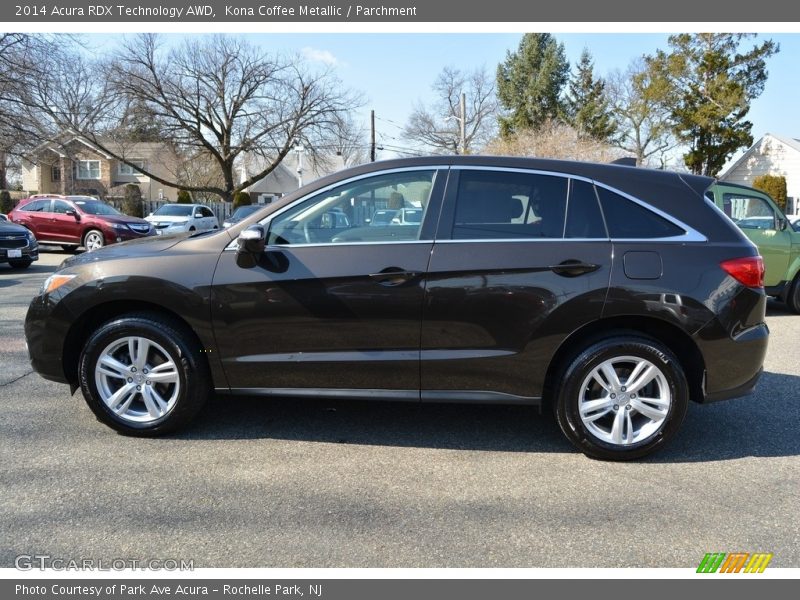 Kona Coffee Metallic / Parchment 2014 Acura RDX Technology AWD