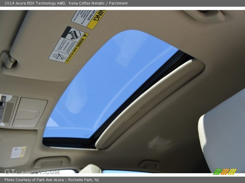 Kona Coffee Metallic / Parchment 2014 Acura RDX Technology AWD