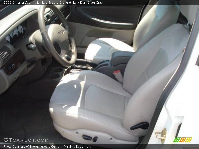 Stone White / Dark Slate Gray 2006 Chrysler Sebring Limited Sedan