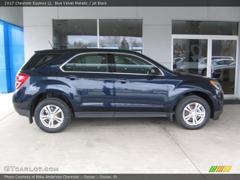 Blue Velvet Metallic / Jet Black 2017 Chevrolet Equinox LS