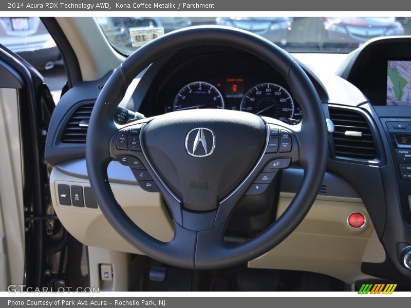 Kona Coffee Metallic / Parchment 2014 Acura RDX Technology AWD