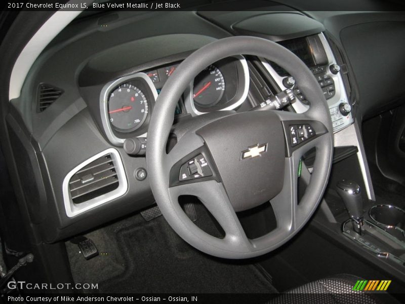 Blue Velvet Metallic / Jet Black 2017 Chevrolet Equinox LS