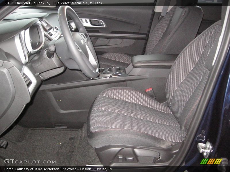 Blue Velvet Metallic / Jet Black 2017 Chevrolet Equinox LS