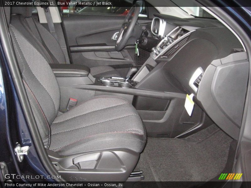 Blue Velvet Metallic / Jet Black 2017 Chevrolet Equinox LS