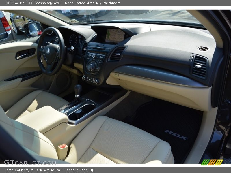 Kona Coffee Metallic / Parchment 2014 Acura RDX Technology AWD
