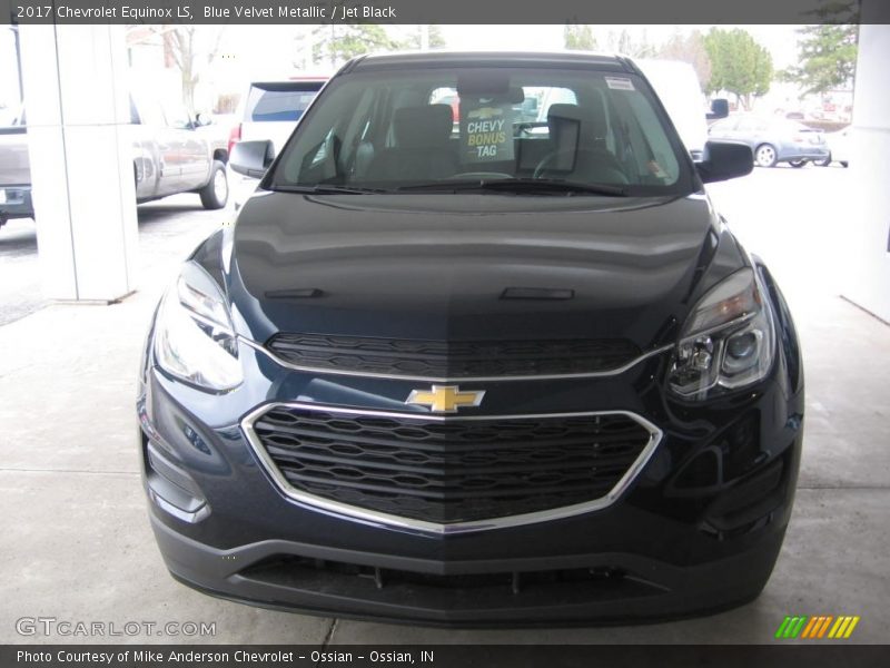 Blue Velvet Metallic / Jet Black 2017 Chevrolet Equinox LS