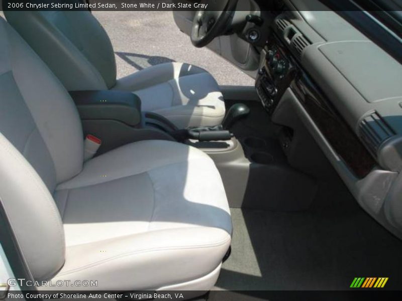 Stone White / Dark Slate Gray 2006 Chrysler Sebring Limited Sedan