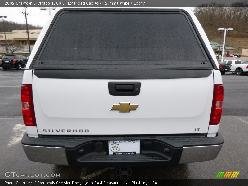 Summit White / Ebony 2009 Chevrolet Silverado 1500 LT Extended Cab 4x4