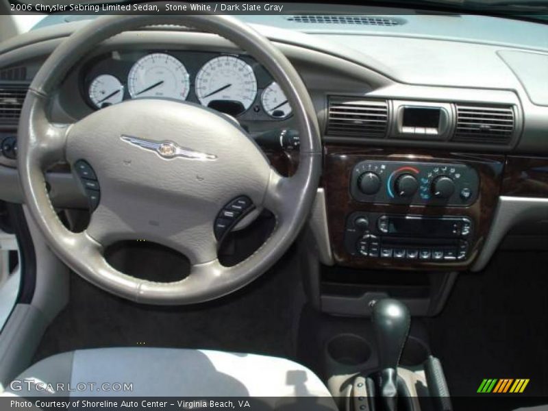 Stone White / Dark Slate Gray 2006 Chrysler Sebring Limited Sedan
