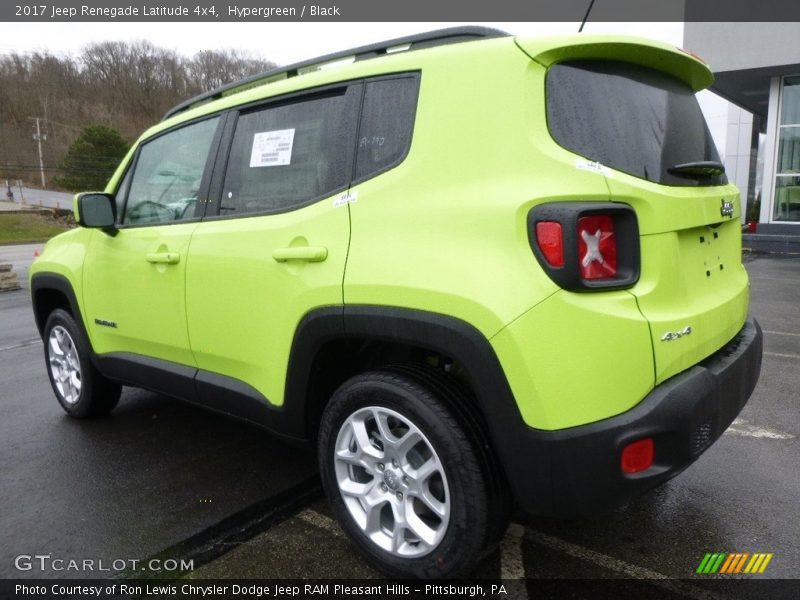 Hypergreen / Black 2017 Jeep Renegade Latitude 4x4