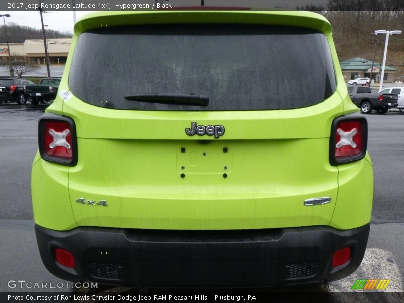 Hypergreen / Black 2017 Jeep Renegade Latitude 4x4