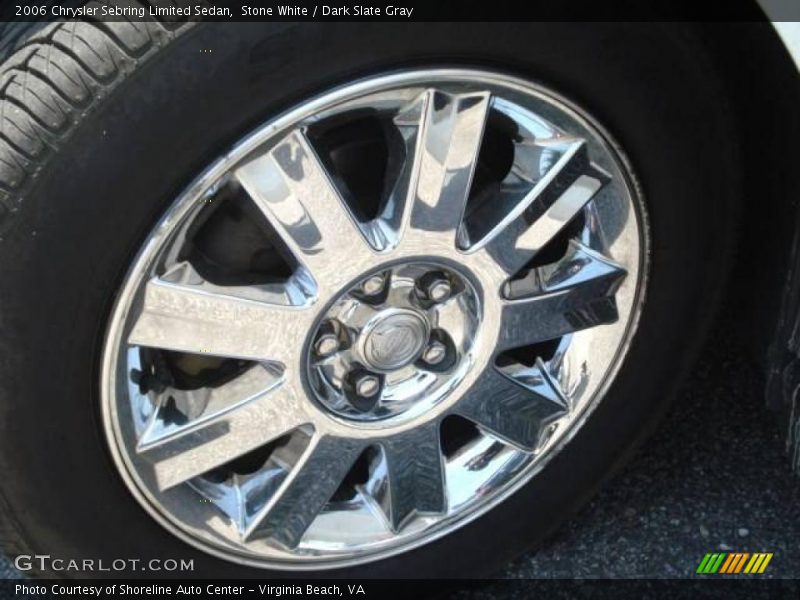 Stone White / Dark Slate Gray 2006 Chrysler Sebring Limited Sedan