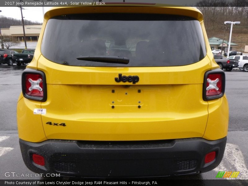 Solar Yellow / Black 2017 Jeep Renegade Latitude 4x4
