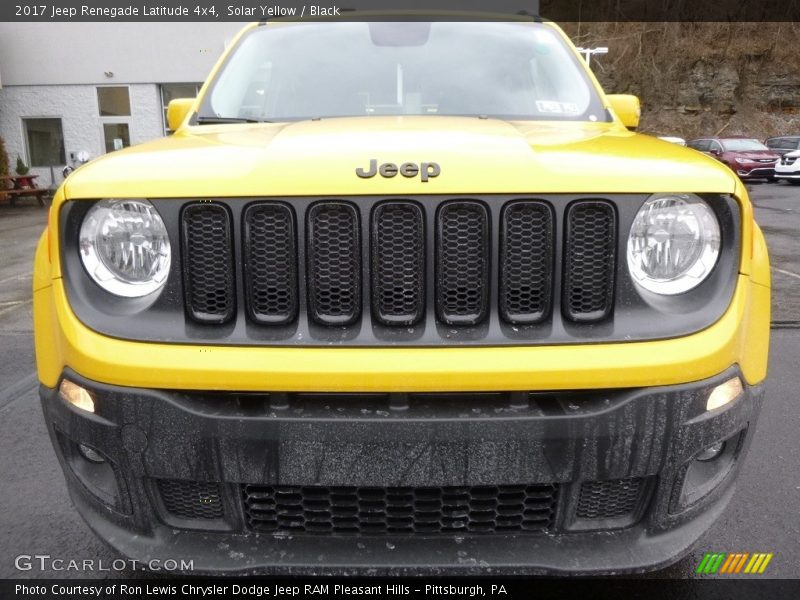 Solar Yellow / Black 2017 Jeep Renegade Latitude 4x4