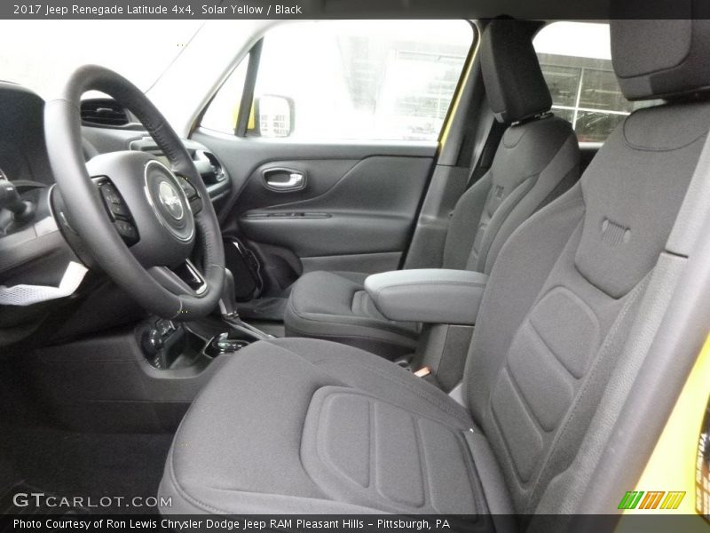 Solar Yellow / Black 2017 Jeep Renegade Latitude 4x4