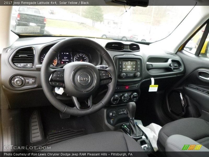 Solar Yellow / Black 2017 Jeep Renegade Latitude 4x4