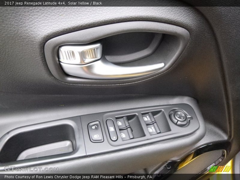 Solar Yellow / Black 2017 Jeep Renegade Latitude 4x4